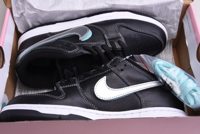 nike sb dunk low diamond S*pply co black diamond bv1310-001
