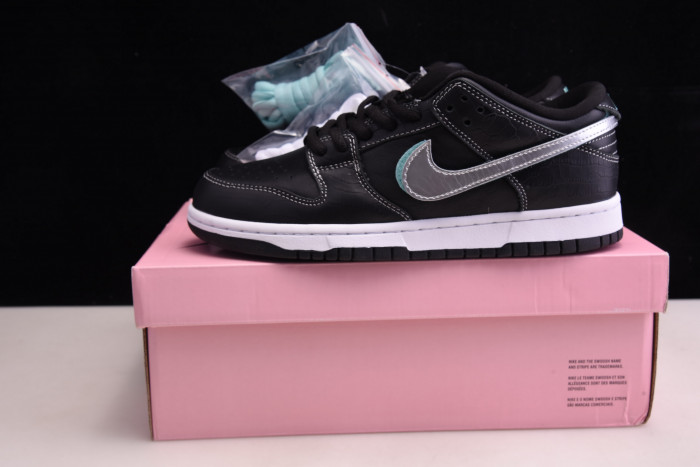 nike sb dunk low diamond S*pply co black diamond bv1310-001