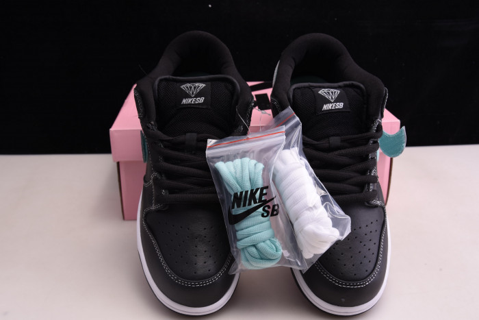 nike sb dunk low diamond S*pply co black diamond bv1310-001