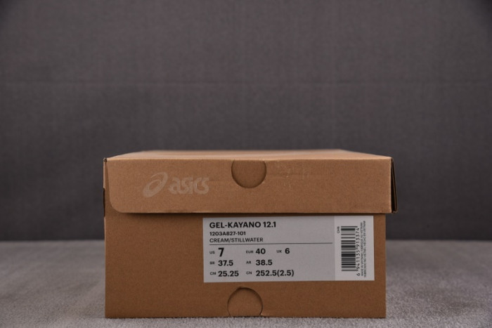 As1cs gel-kayano 12.1 brown blue 1203a827-101