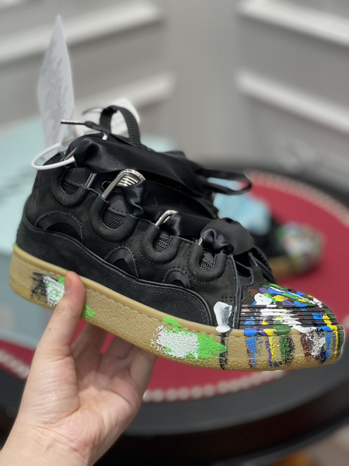 lanvin curb sneaker