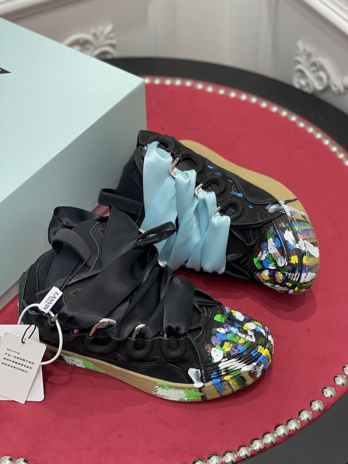 lanvin curb sneaker