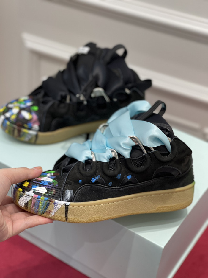 lanvin curb sneaker