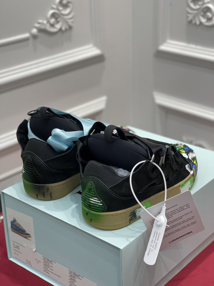 lanvin curb sneaker