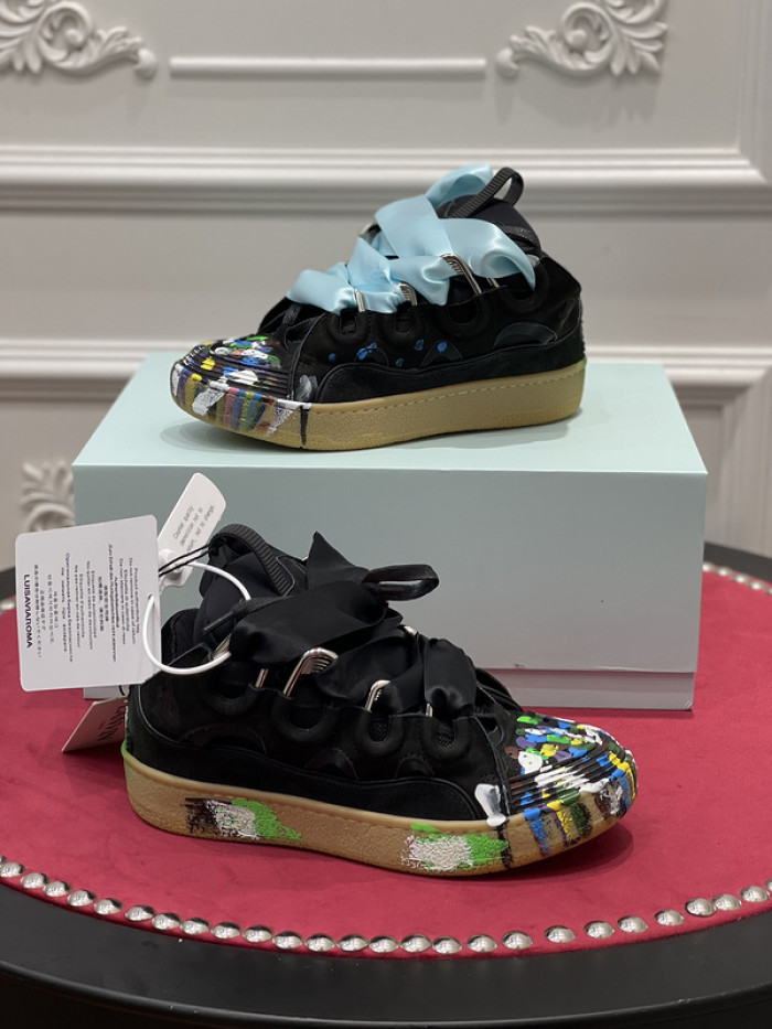 lanvin curb sneaker