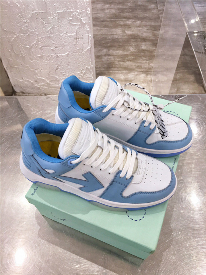 ofw out of office low-top leather sneakers
