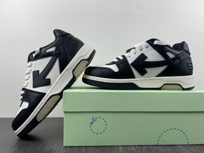 ofw out of office low-top leather sneakers 23053001