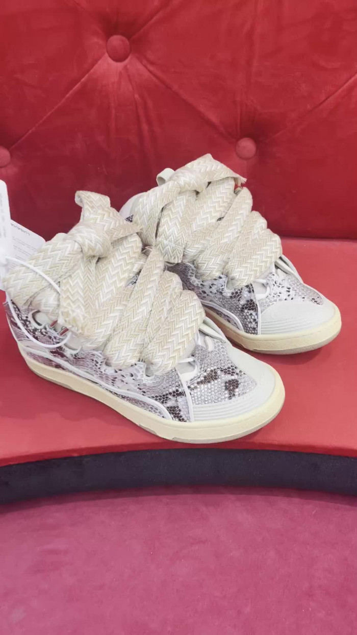 lanvin curb sneaker