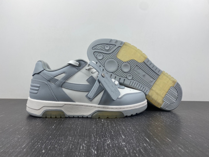 ofw out of office low-top leather sneakers 23062101
