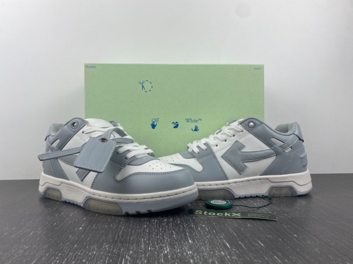 ofw out of office low-top leather sneakers