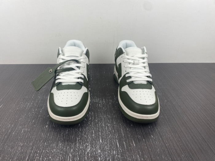 ofw out of office low-top leather sneakers