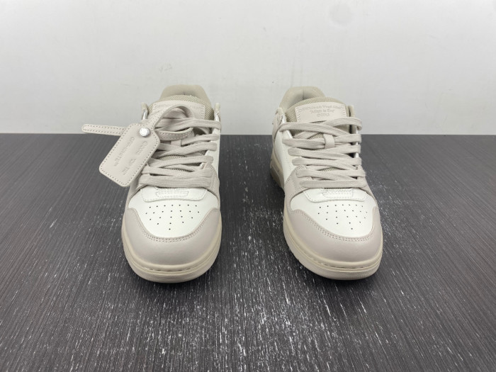 ofw out of office low-top leather sneakers