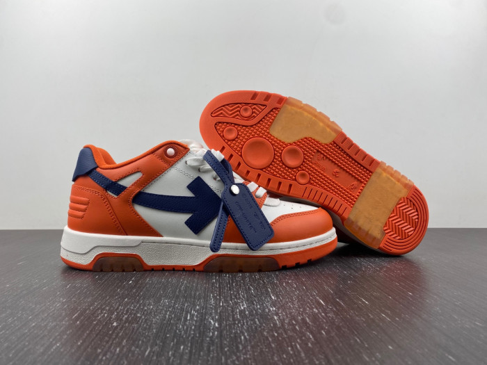 ofw out of office low-top leather sneakers