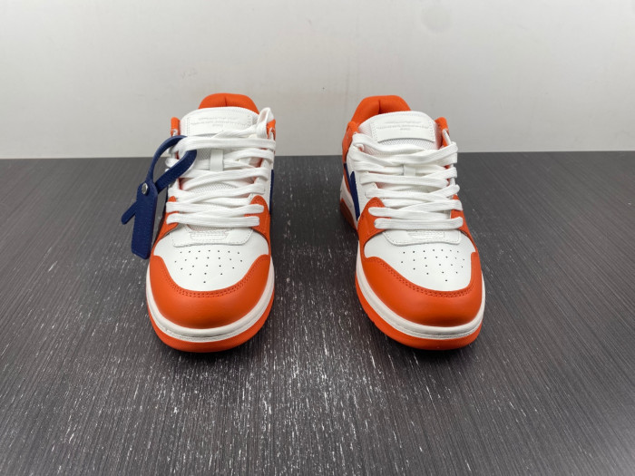 ofw out of office low-top leather sneakers