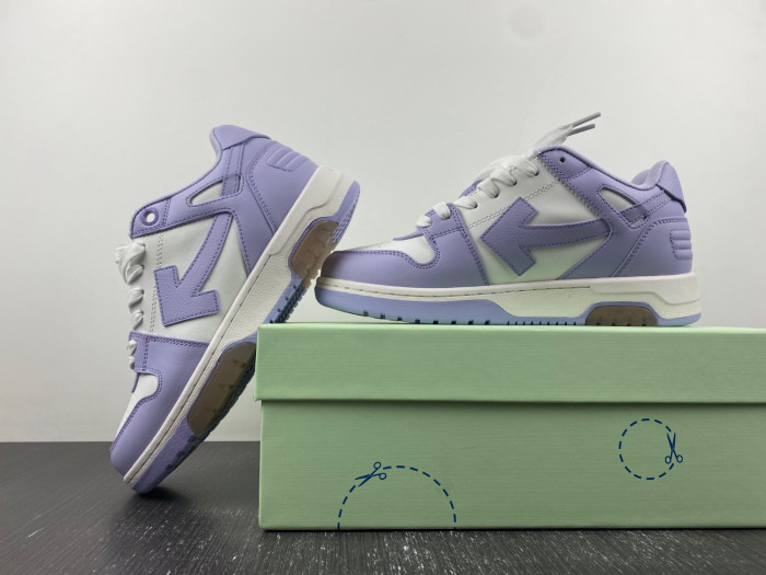 ofw out of office low-top leather sneakers