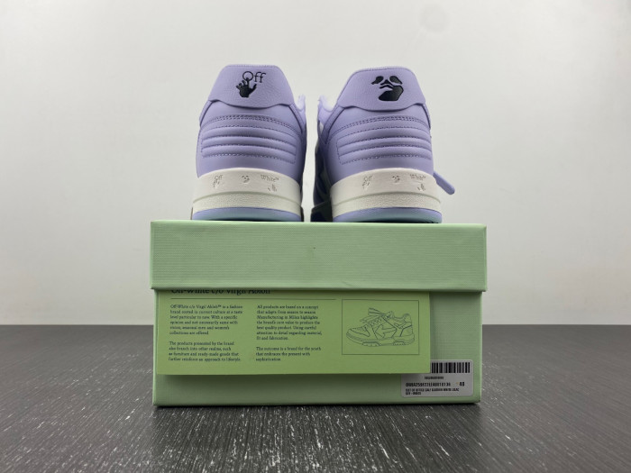 ofw out of office low-top leather sneakers
