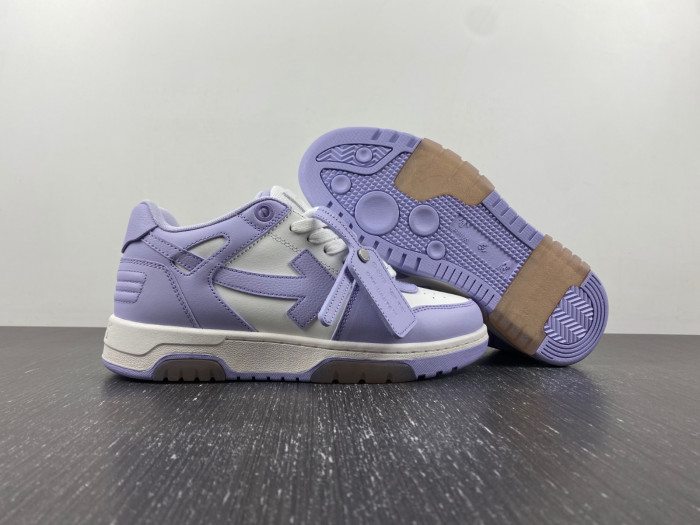 ofw out of office low-top leather sneakers