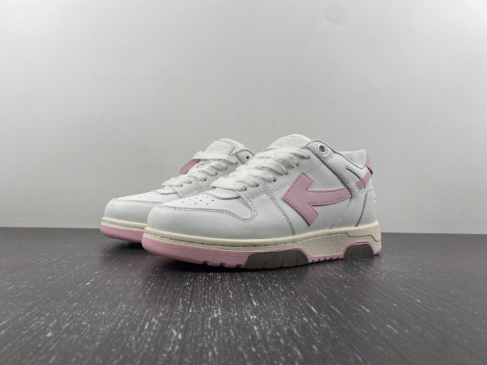 ofw out of office low-top leather sneakers