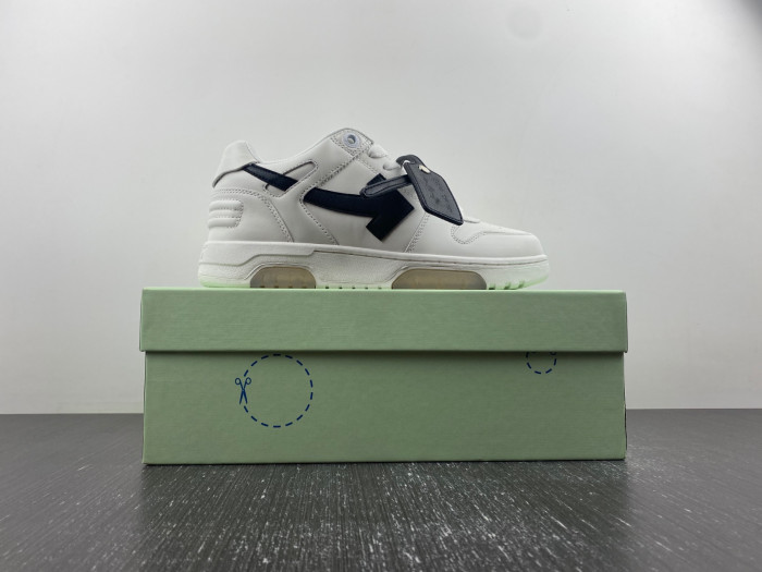 ofw out of office low-top leather sneakers