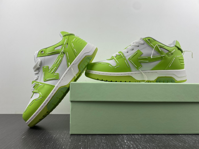 ofw out of office low-top leather sneakers