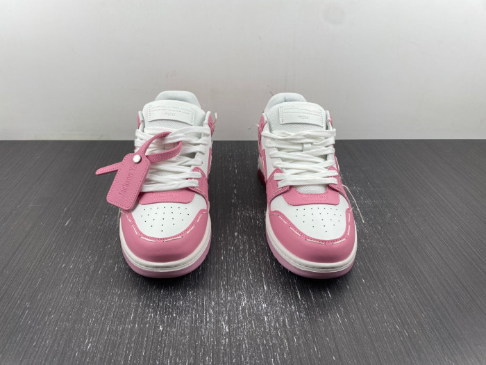 ofw out of office low-top leather sneakers