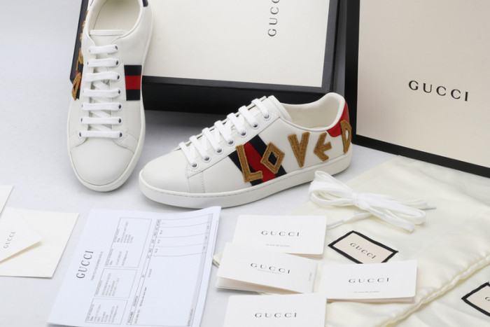 gi ace embroidered low-top sneaker