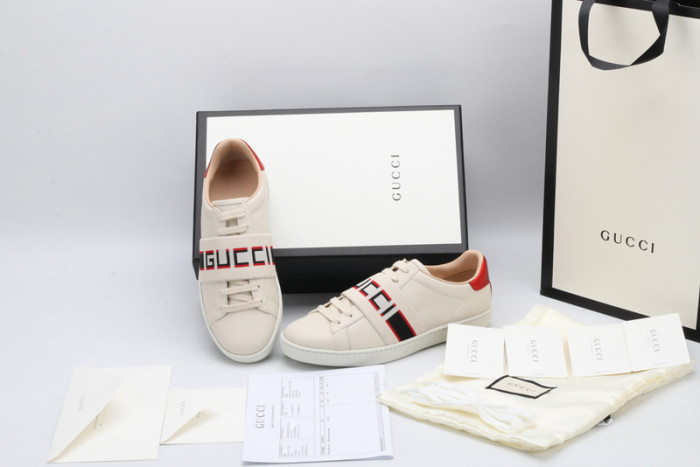 gi ace embroidered low-top sneaker