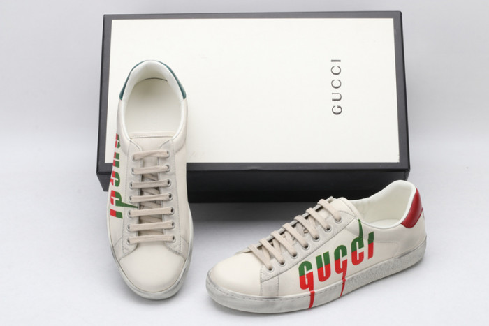 gi ace embroidered low-top sneaker