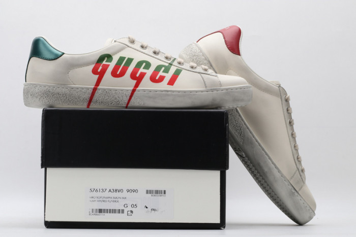 gi ace embroidered low-top sneaker