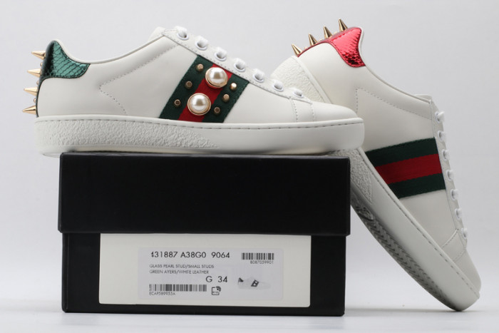 gi ace embroidered low-top sneaker