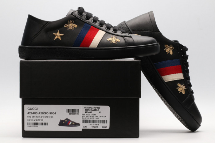 gi ace embroidered low-top sneaker