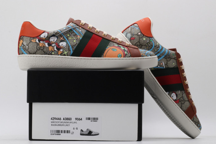 gi ace embroidered low-top sneaker