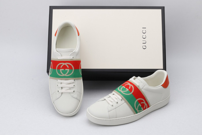 gi ace embroidered low-top sneaker