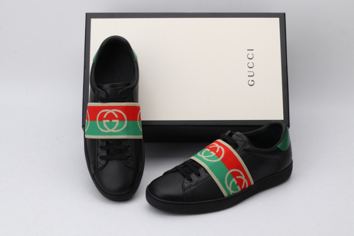 gi ace embroidered low-top sneaker