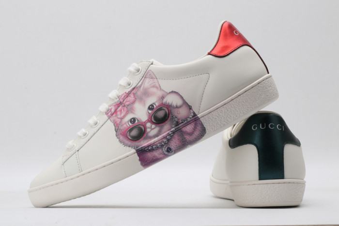 gi ace embroidered low-top sneaker