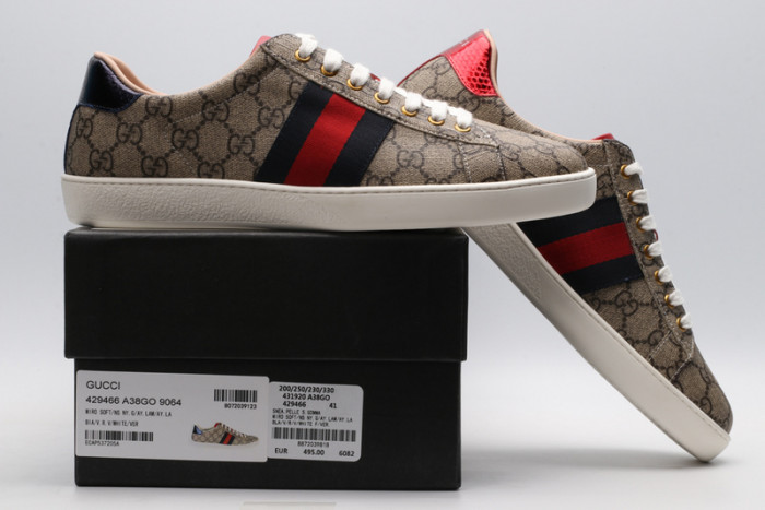 gi ace embroidered low-top sneaker