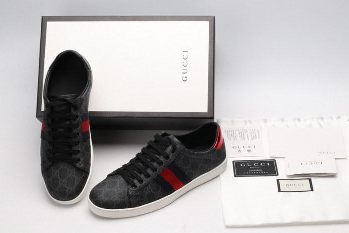 gi ace embroidered low-top sneaker