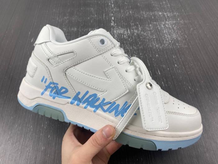 ofw out of office low-top leather sneakers