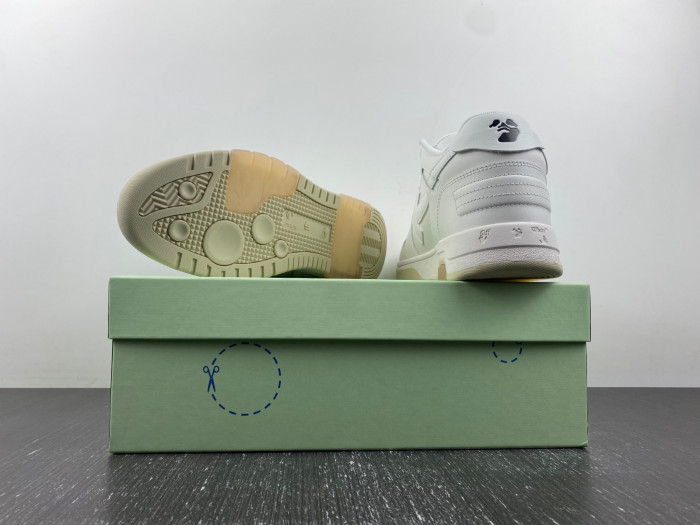 ofw out of office low-top leather sneakers