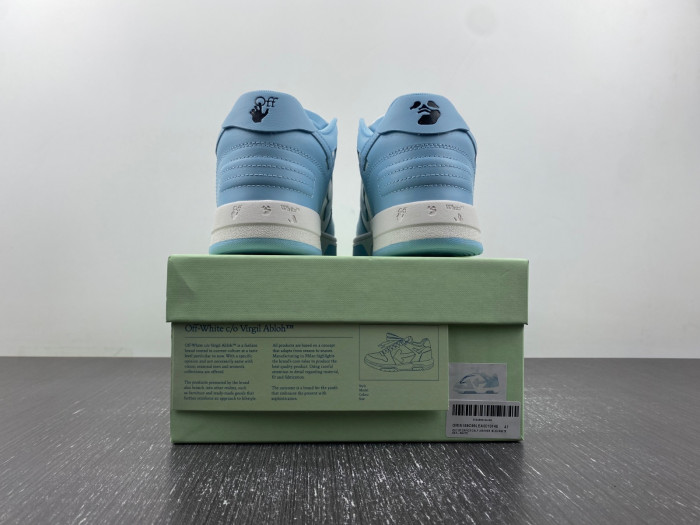 ofw out of office low-top leather sneakers