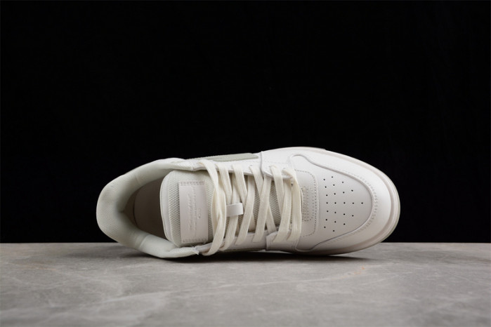 ofw out of office low-top leather sneakers