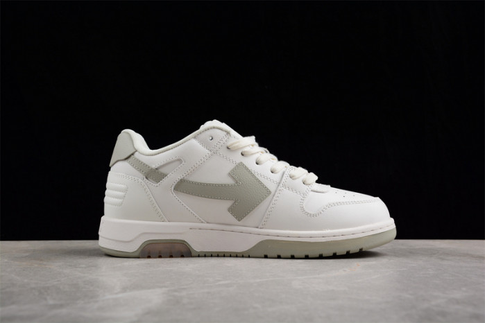 ofw out of office low-top leather sneakers