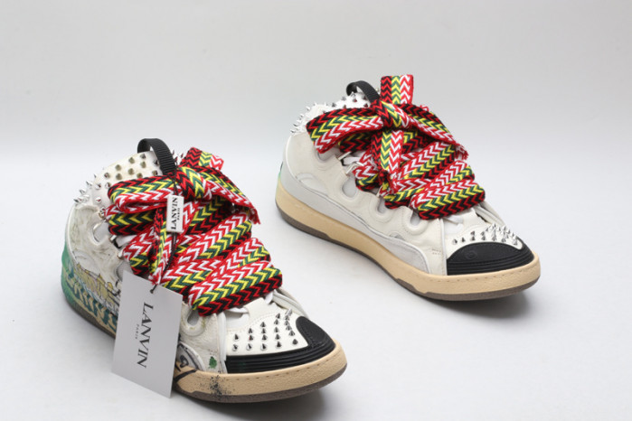 lanvin curb sneaker