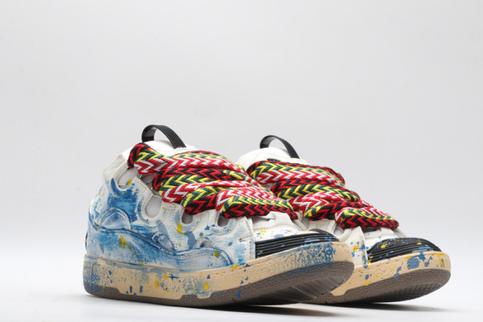 lanvin curb sneaker