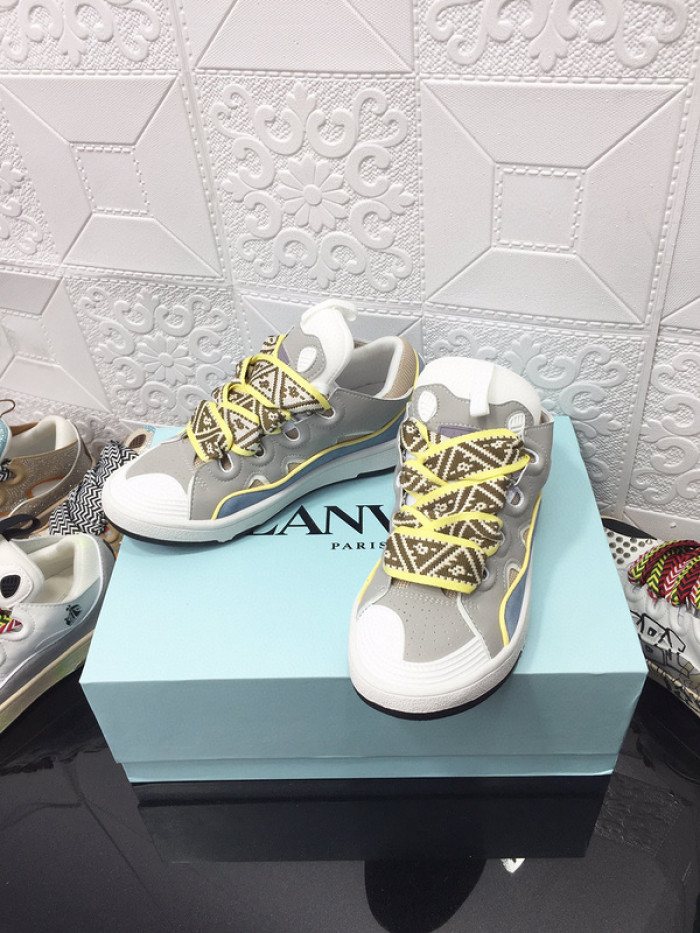 lanvin curb sneaker