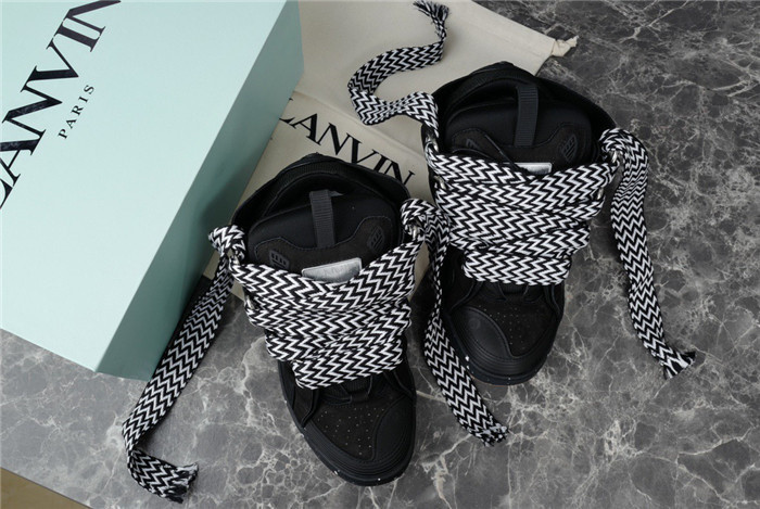 lanvin curb sneaker