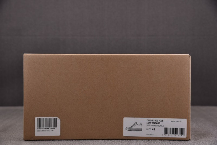 RICK OWENS black striped fabric