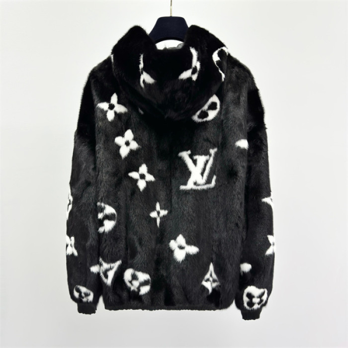 LOVT Mink fur genuine leather Jacket