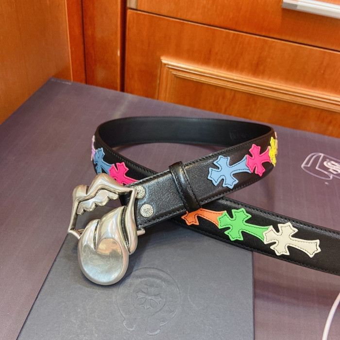 CHR0M HEART BELT 3.8 CM