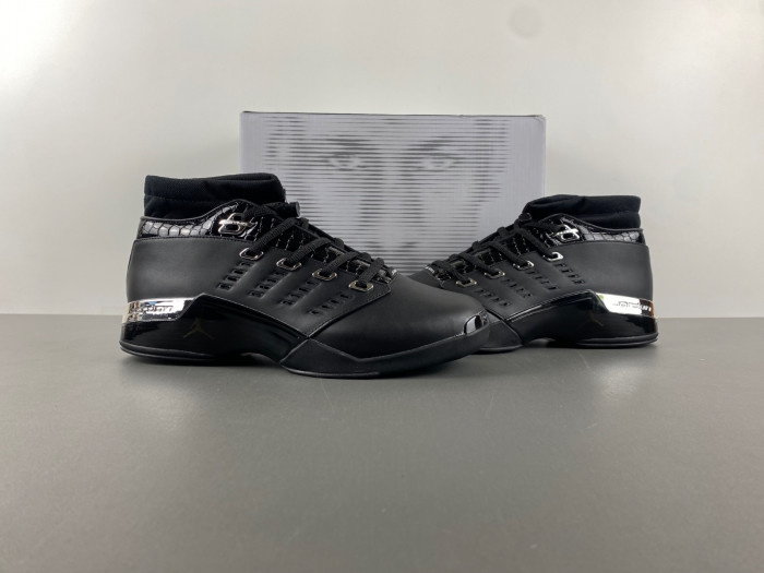 AIR JORDAN 17 OG LOW BLACK CHROME 303891-004